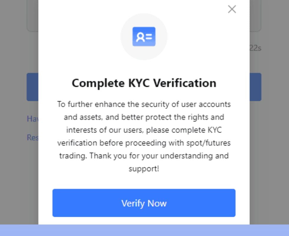 Create an Account and Complete KYC